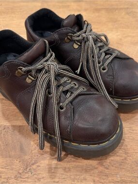 Dr. Docs Martens 10940 Grizzly Leather Chunky Lace Up Oxfords Mens 7 Vintage